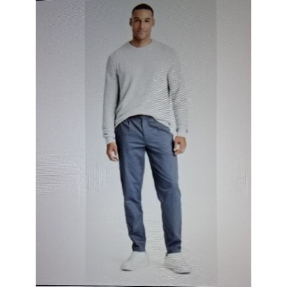 Goodfellow & Co Mens Blue Pleated Trousers 32x30 New With Tags